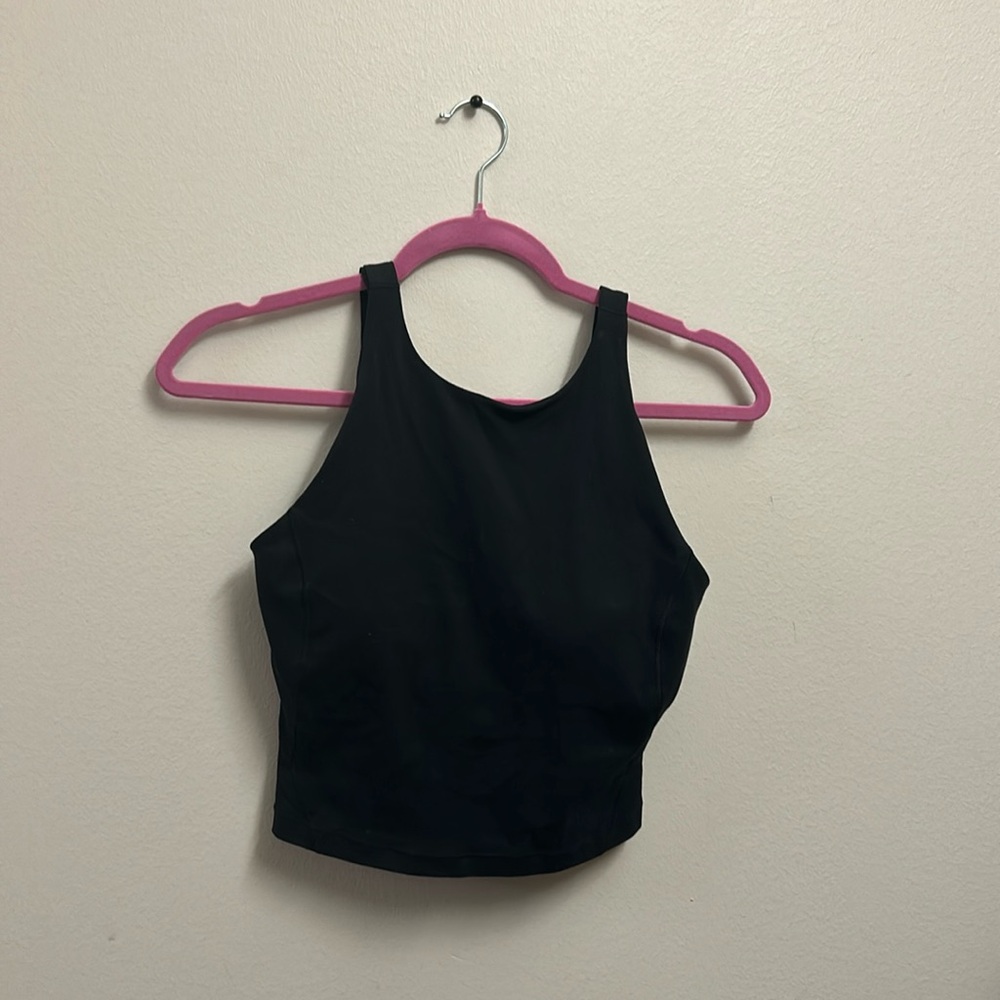 Size 8, Black Lululemon Top